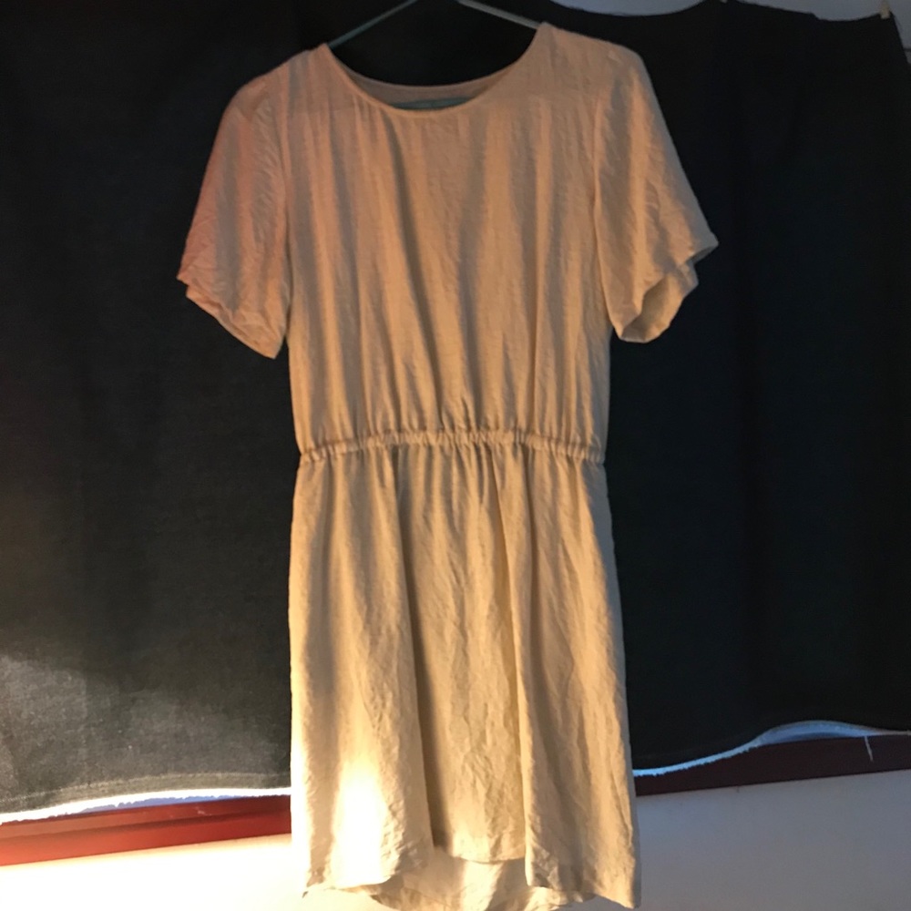 Madewell Offwhite Cotton Cutout Dress